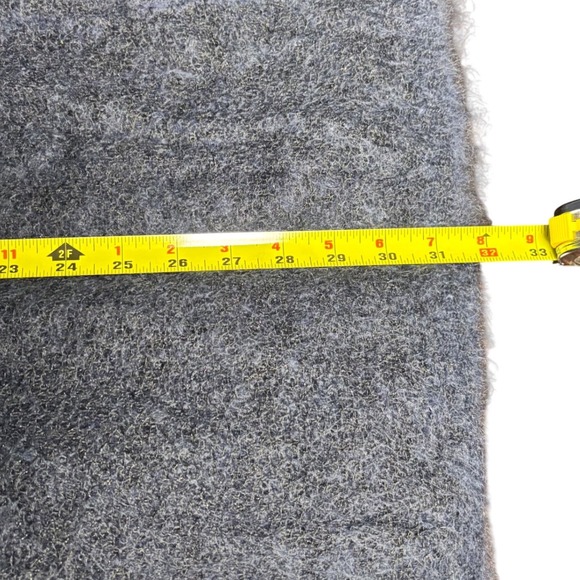 Eileen Fisher Metallic Navy Mohair Blend Open Front Cardigan Sweater Plus Sz 2X - Picture 7 of 7